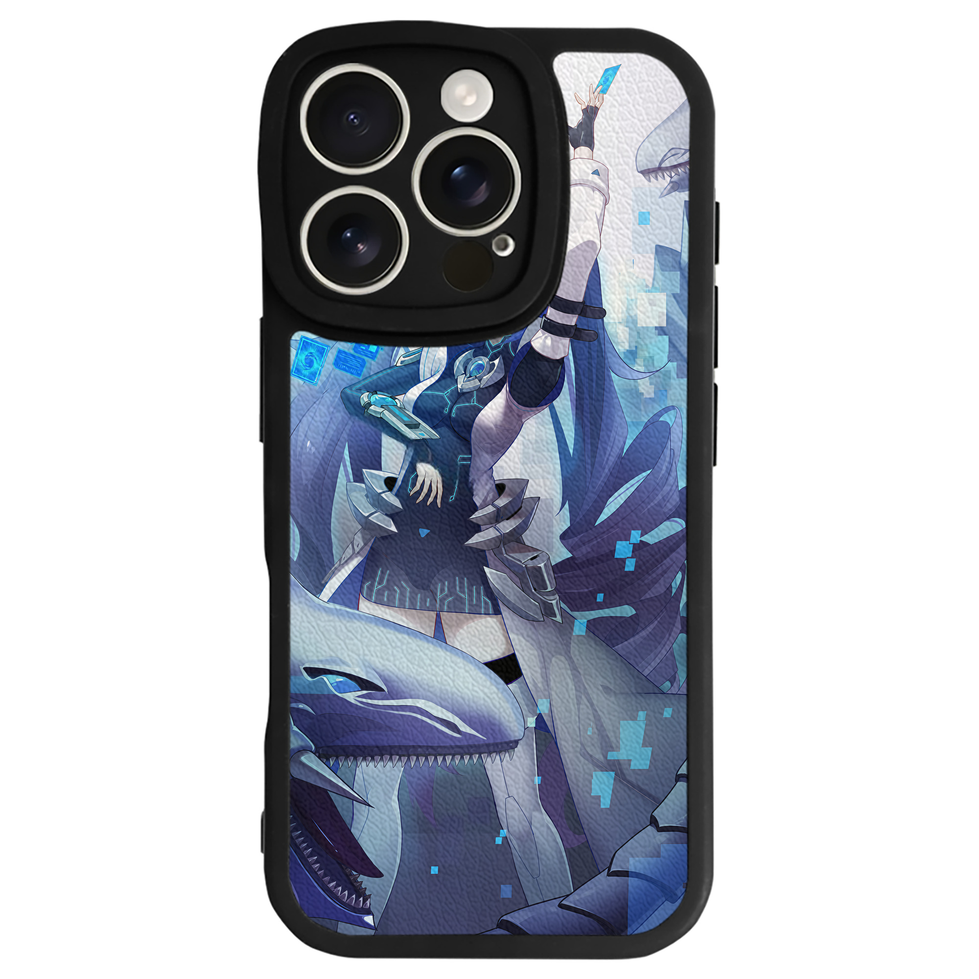 （画像用） 遊☆戯☆王 Yu-Gi-Oh! 【iPhone 16シリーズ対応】シリコンスマホケース（レザー調） 材質：シリコン